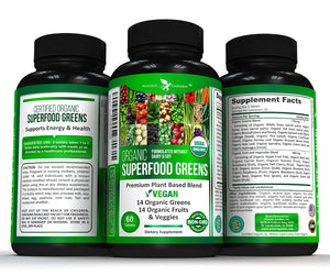 Super Food Greens – Vegetable Supplement for Overall Health