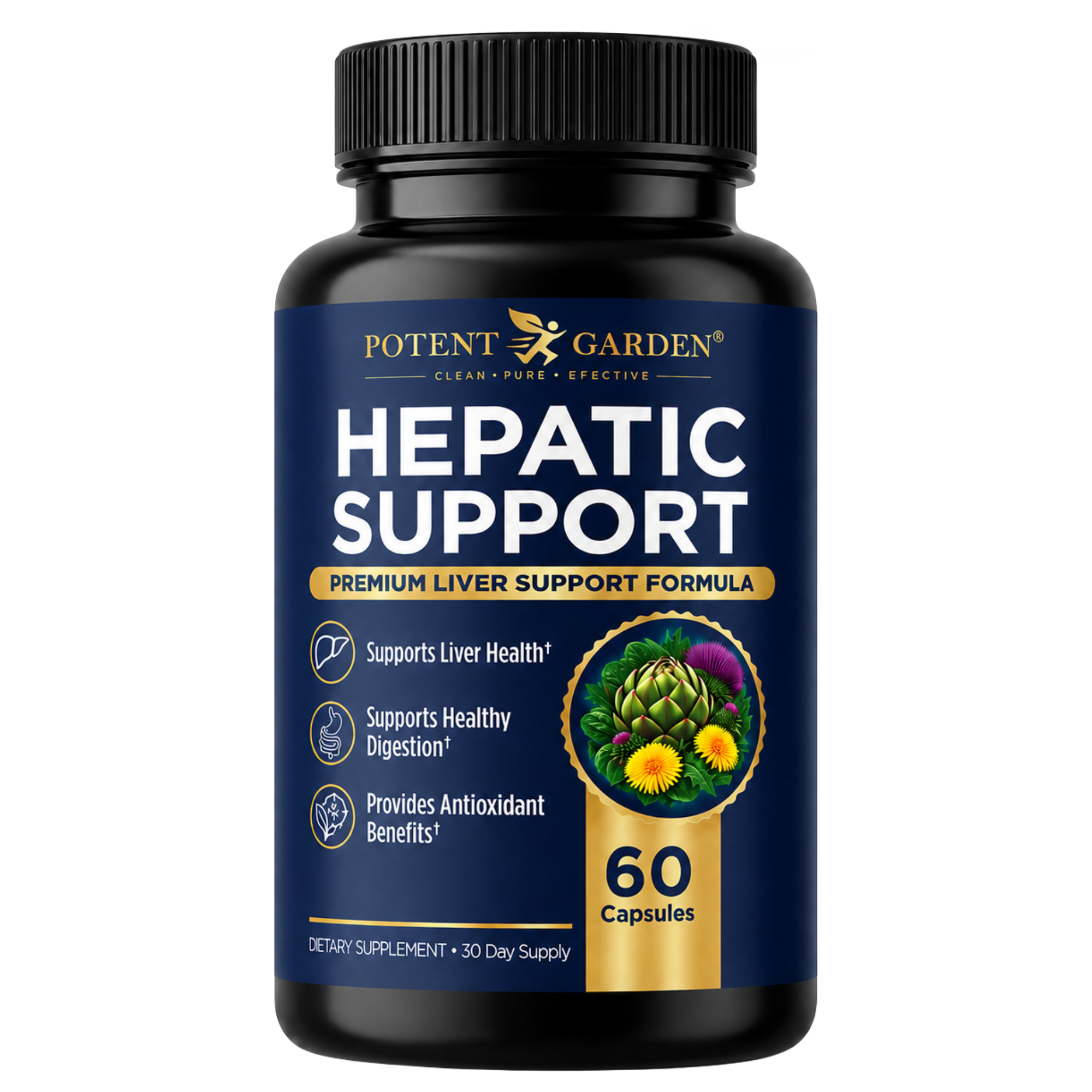 Hepatic Support Liver Supplement | Potent Garden