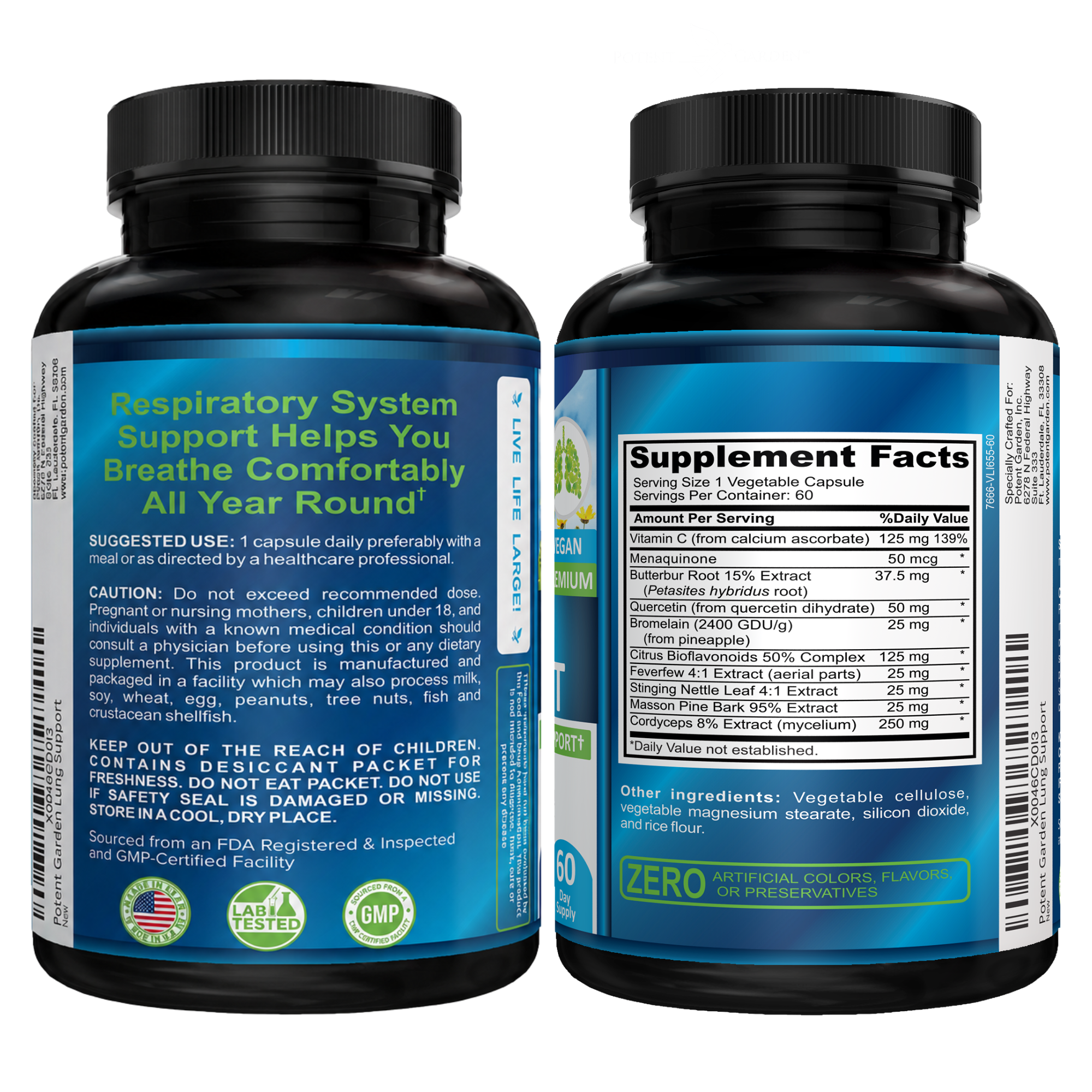 Lung Support Supplement | Potent Garden