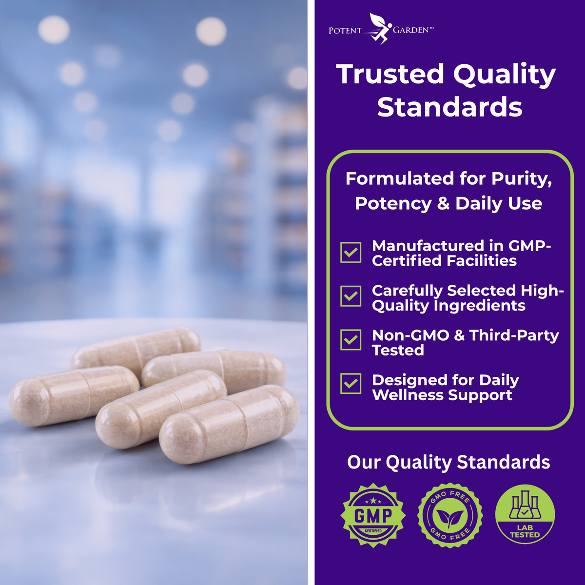 Candida Complex Supplement | Potent Garden