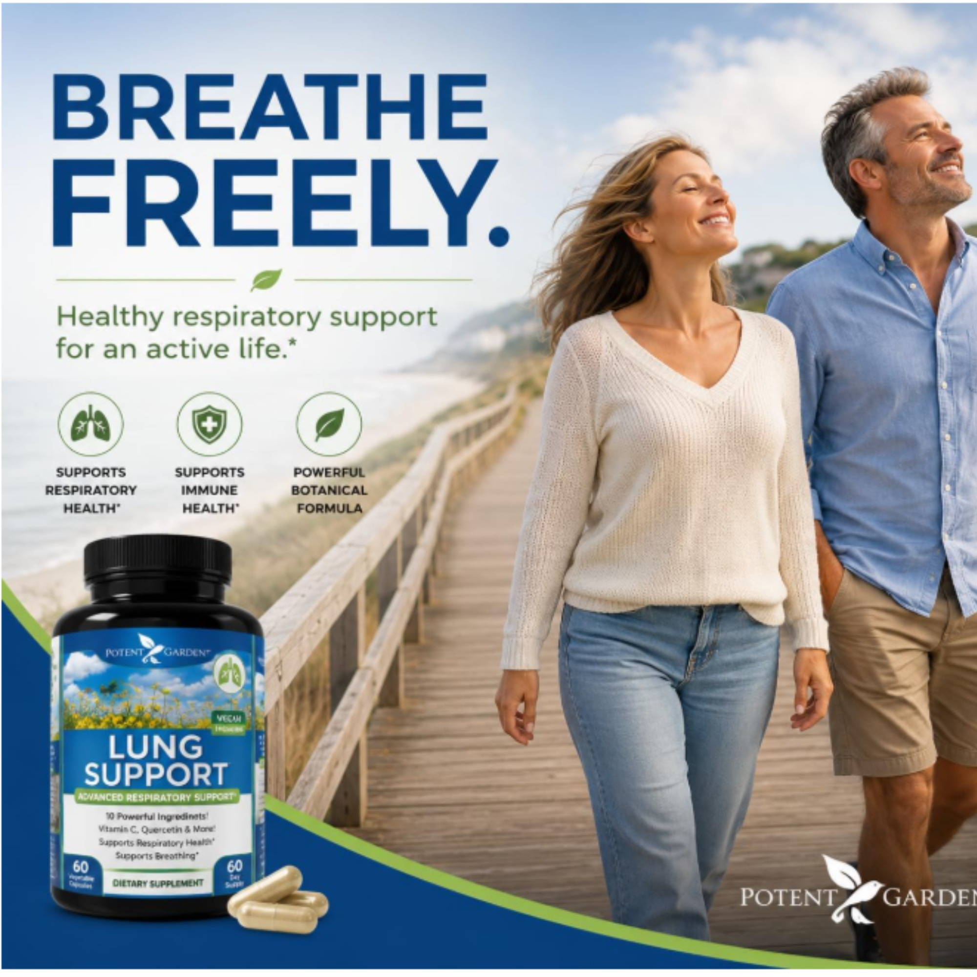 Lung Support Supplement | Potent Garden
