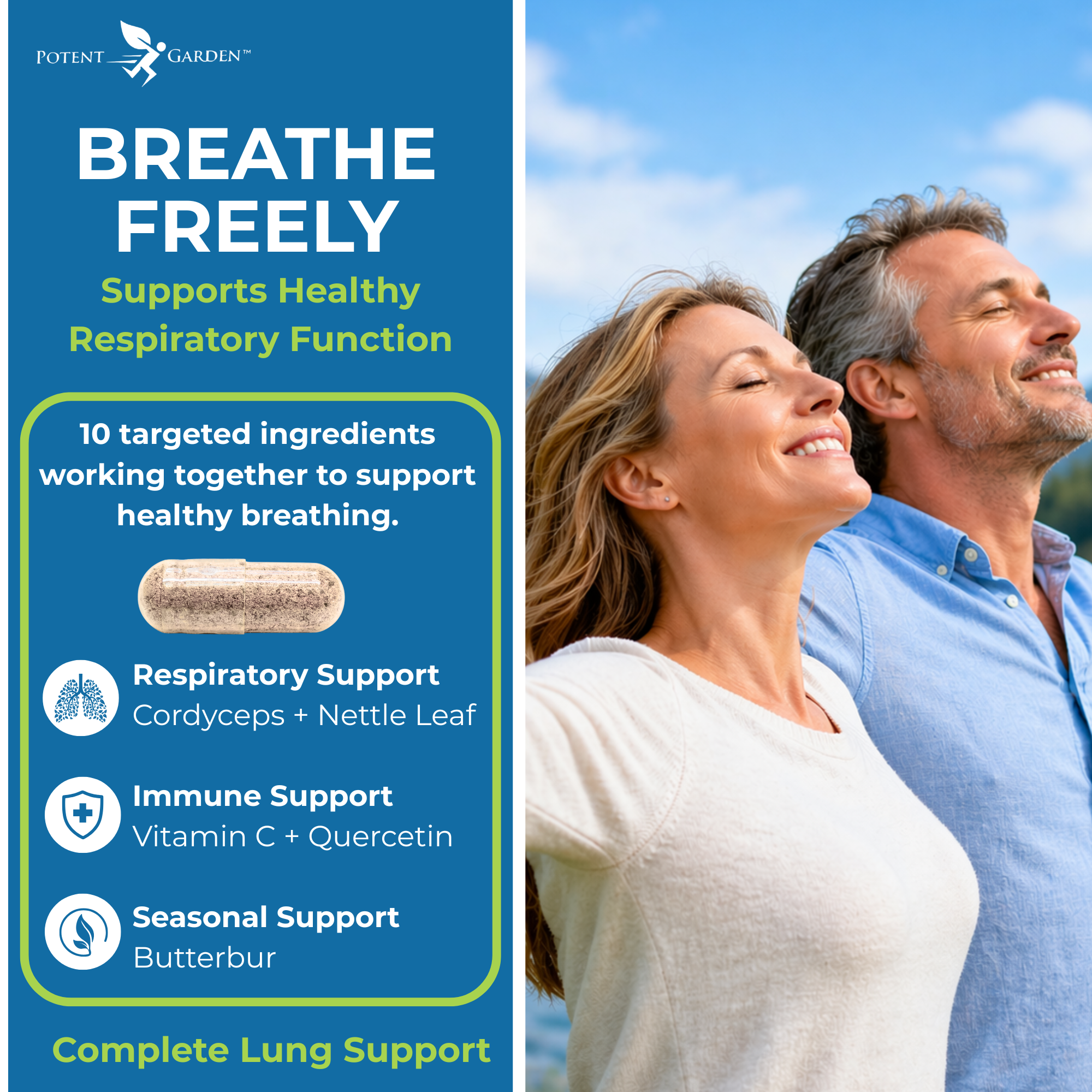 Lung Support Supplement | Potent Garden