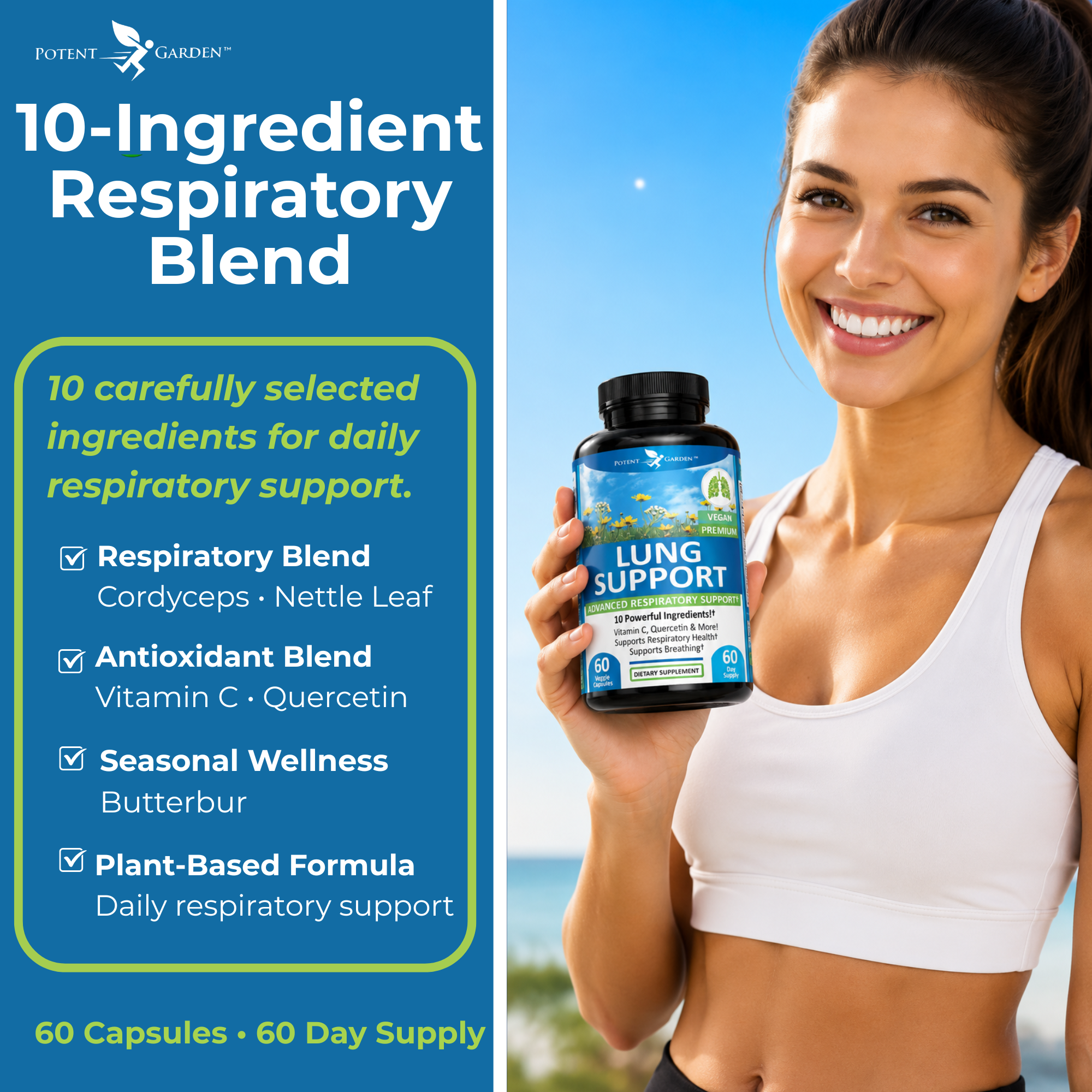 Lung Support Supplement | Potent Garden