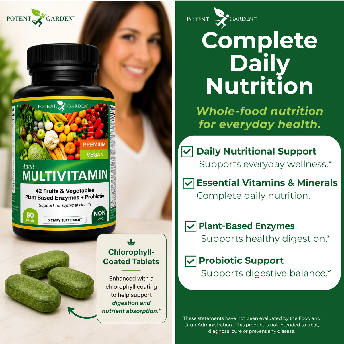 Adult Multivitamin Supplement | Potent Garden