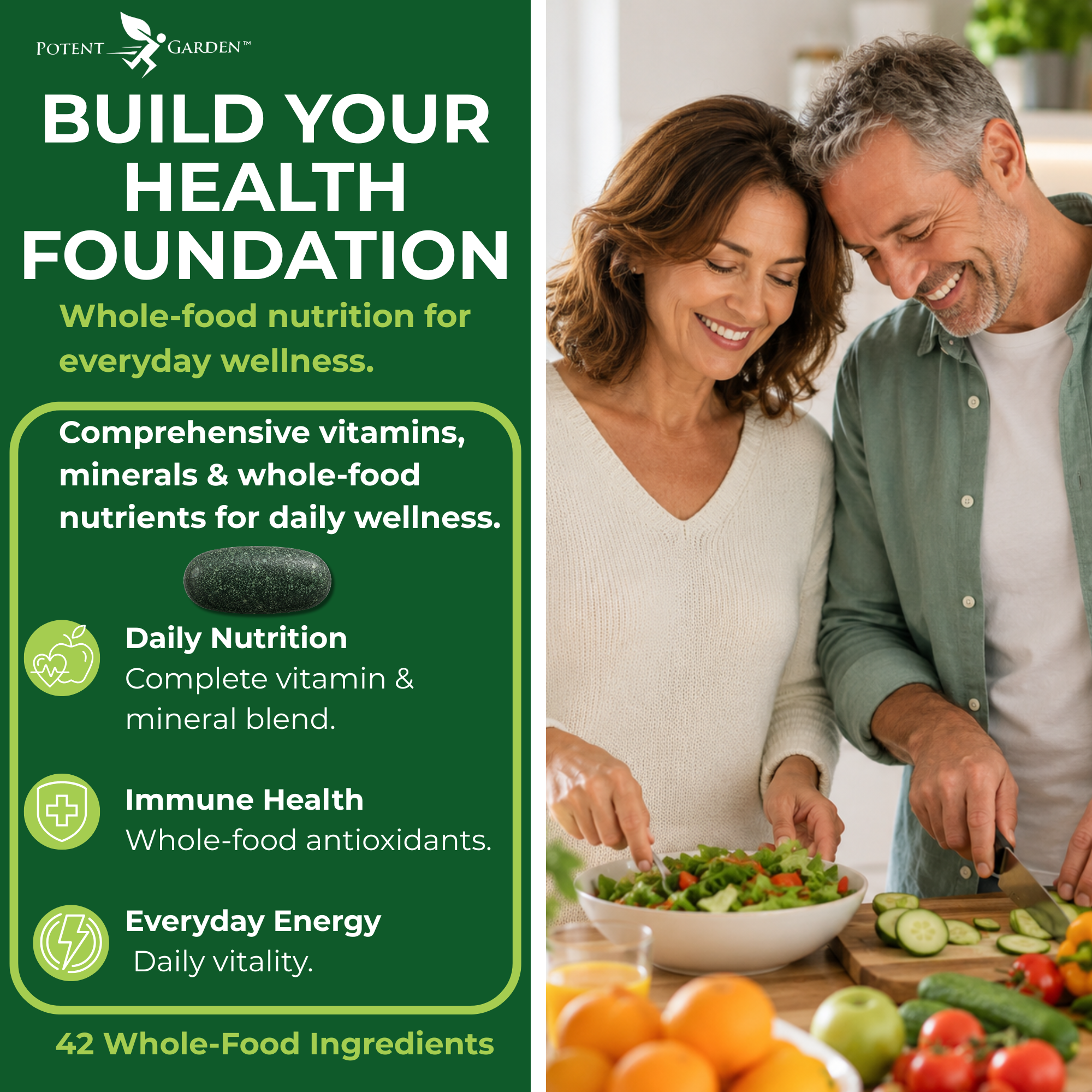 Adult Multivitamin Supplement | Potent Garden