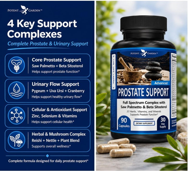 Prostate Support Supplement | Potent Garden