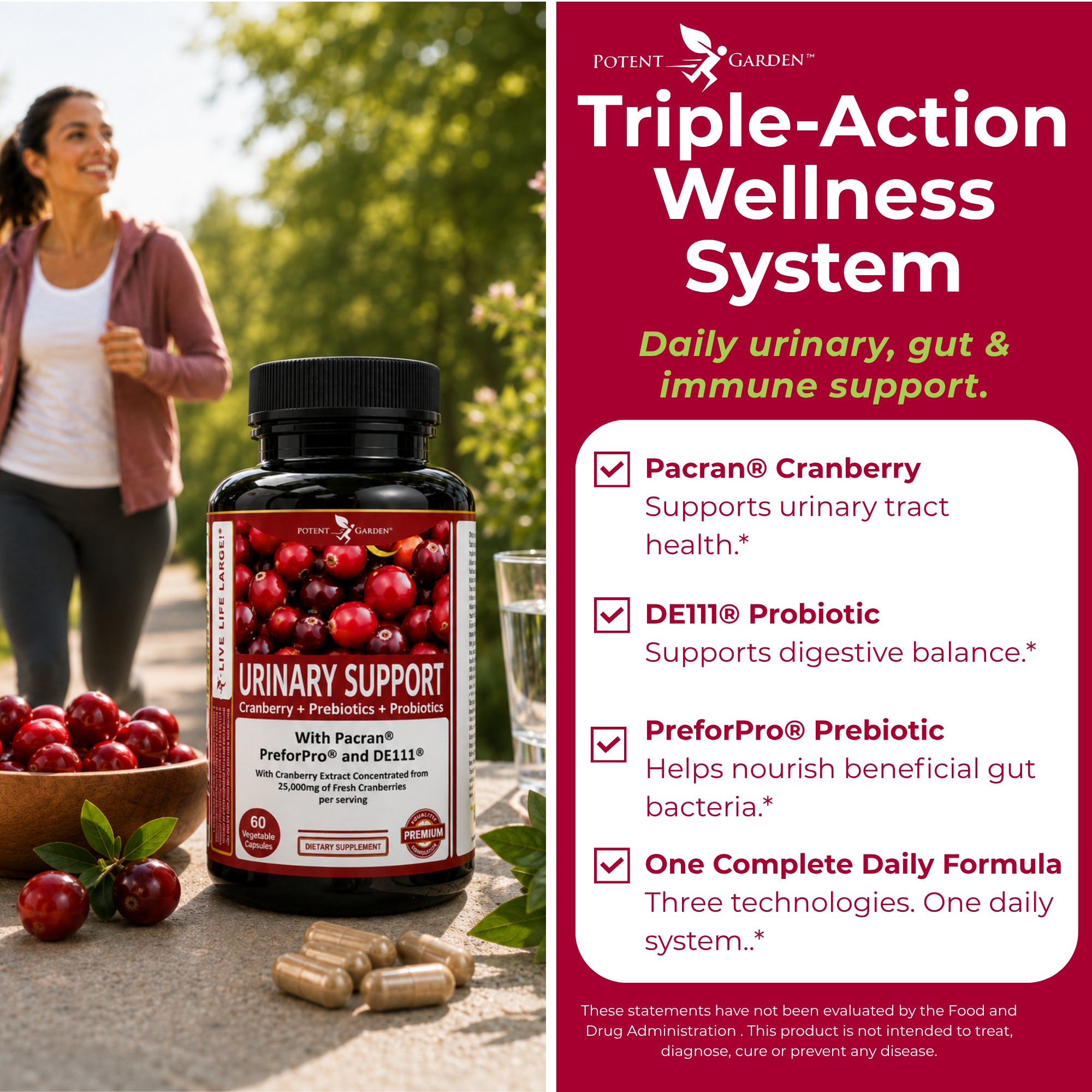 Urinary Support Supplement | Potent Garden