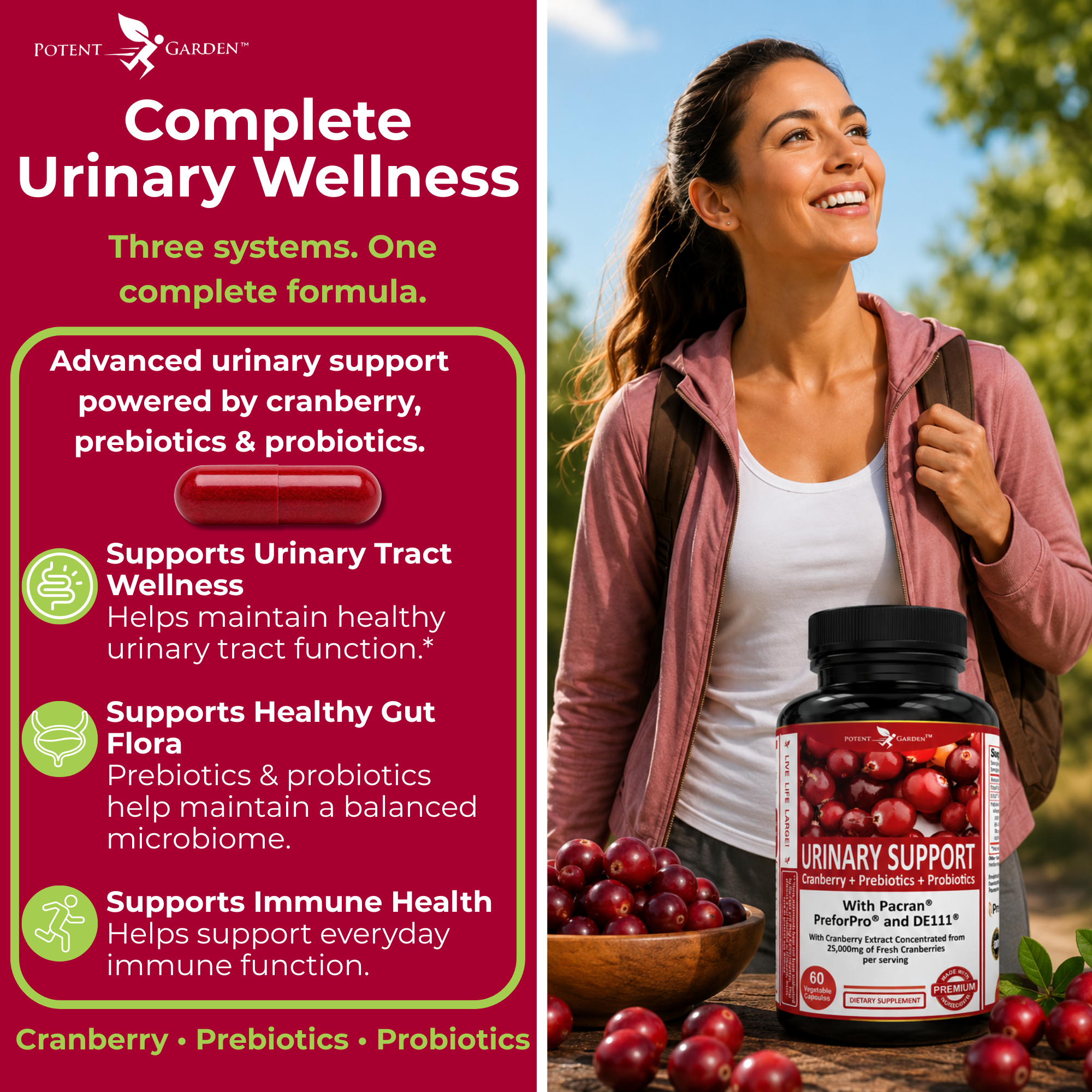 Urinary Support Supplement | Potent Garden