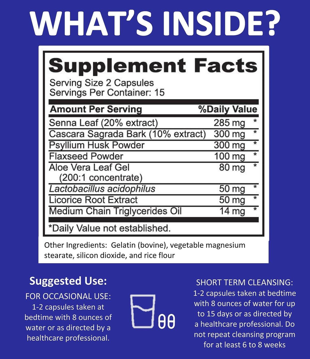 Potent Garden supplement PREMIUM COLON CARE ADVANCED COLON CLEANSE,