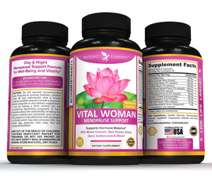 Potent Garden supplement PREMIUM ADVANCED MENOPAUSE SUPPORT FOR WOMEN, 60 CAPS