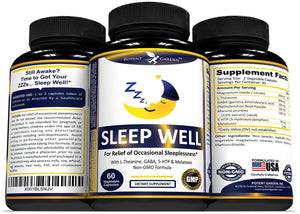 Potent Garden supplement PREMIUM NATURAL SLEEP AID, 60 VEG CAPS