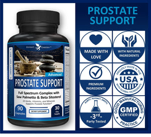 Potent Gaeden supplement PREMIUM PROSTATE SUPPLEMENT FOR MEN (33 POTENT HERBS + SAW PALMETTO), 90 CAPS