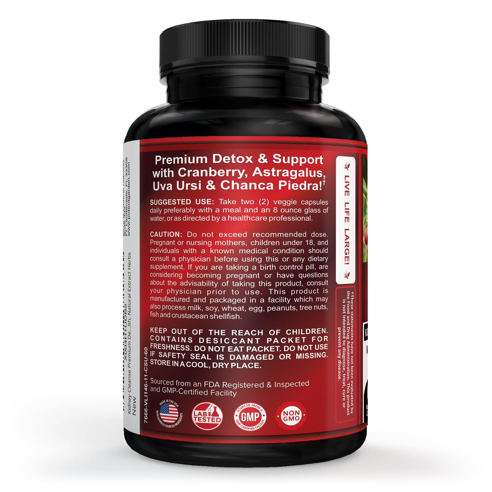 Potent Garden herbal supplement Kidney Cleanse – Herbal Support for Everyday Wellness | Potent Garden