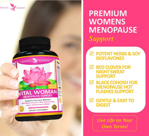 Potent Garden supplement PREMIUM ADVANCED MENOPAUSE SUPPORT FOR WOMEN, 60 CAPS
