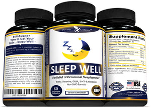 Potent Garden supplement PREMIUM NATURAL SLEEP AID, 60 VEG CAPS