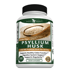 Potent Garden supplement PREMIUM PSYLLIUM HUSK, 240 CAPS