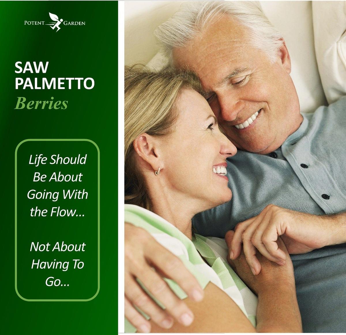 Potent Garden supplement PREMIUM SAW PALMETTO FOR MEN, 500MG