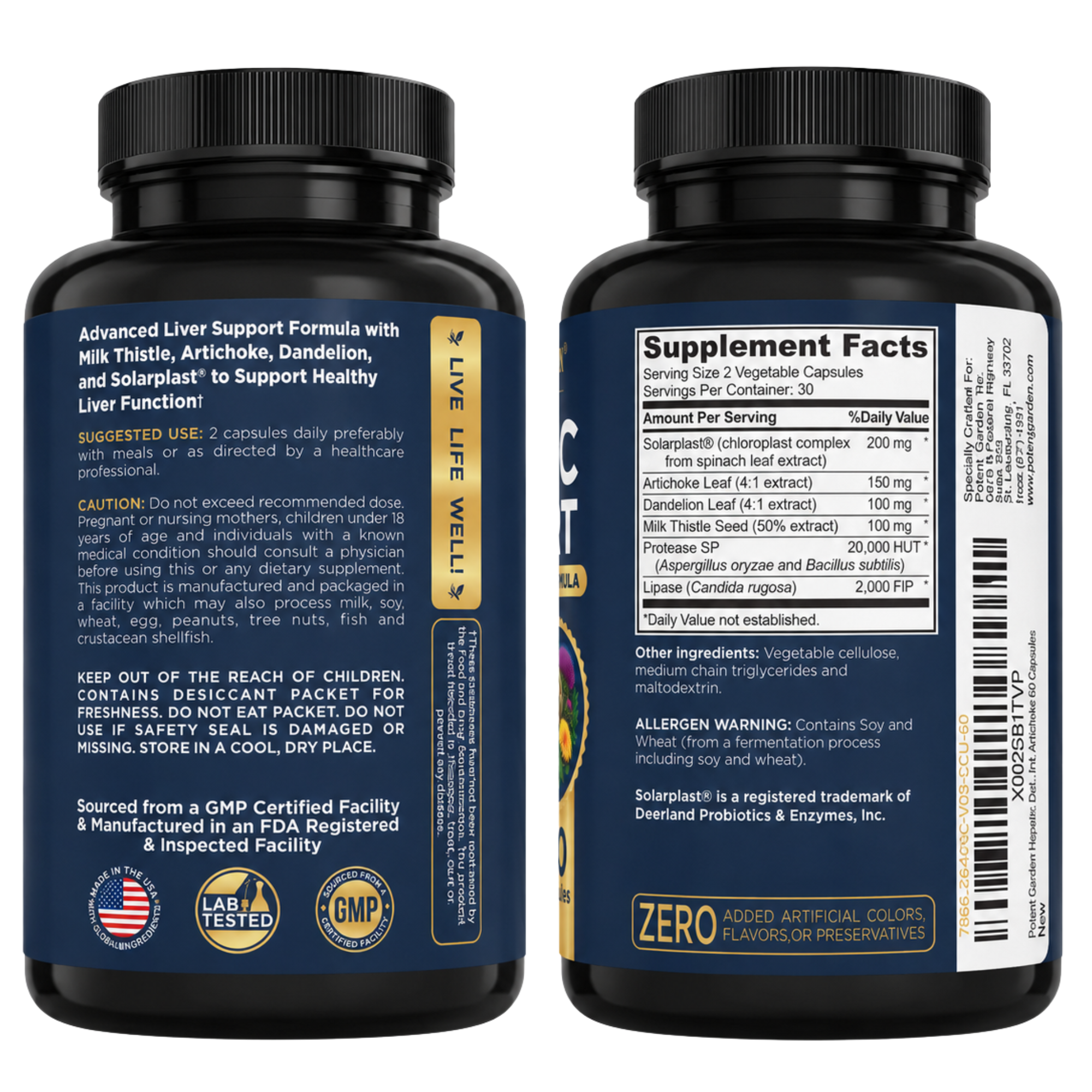 Hepatic Support Liver Supplement | Potent Garden