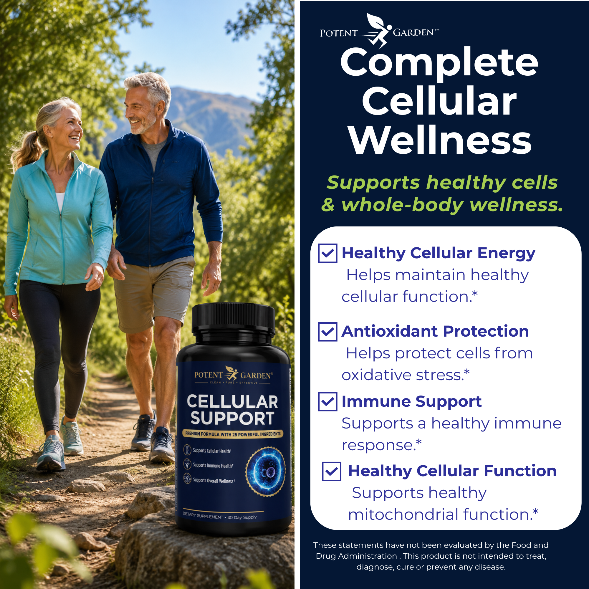 Cellular Support Supplement | Potent Garden