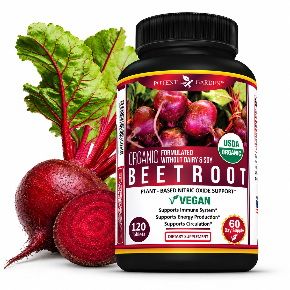 Organic Beetroot Capsules | Potent Garden