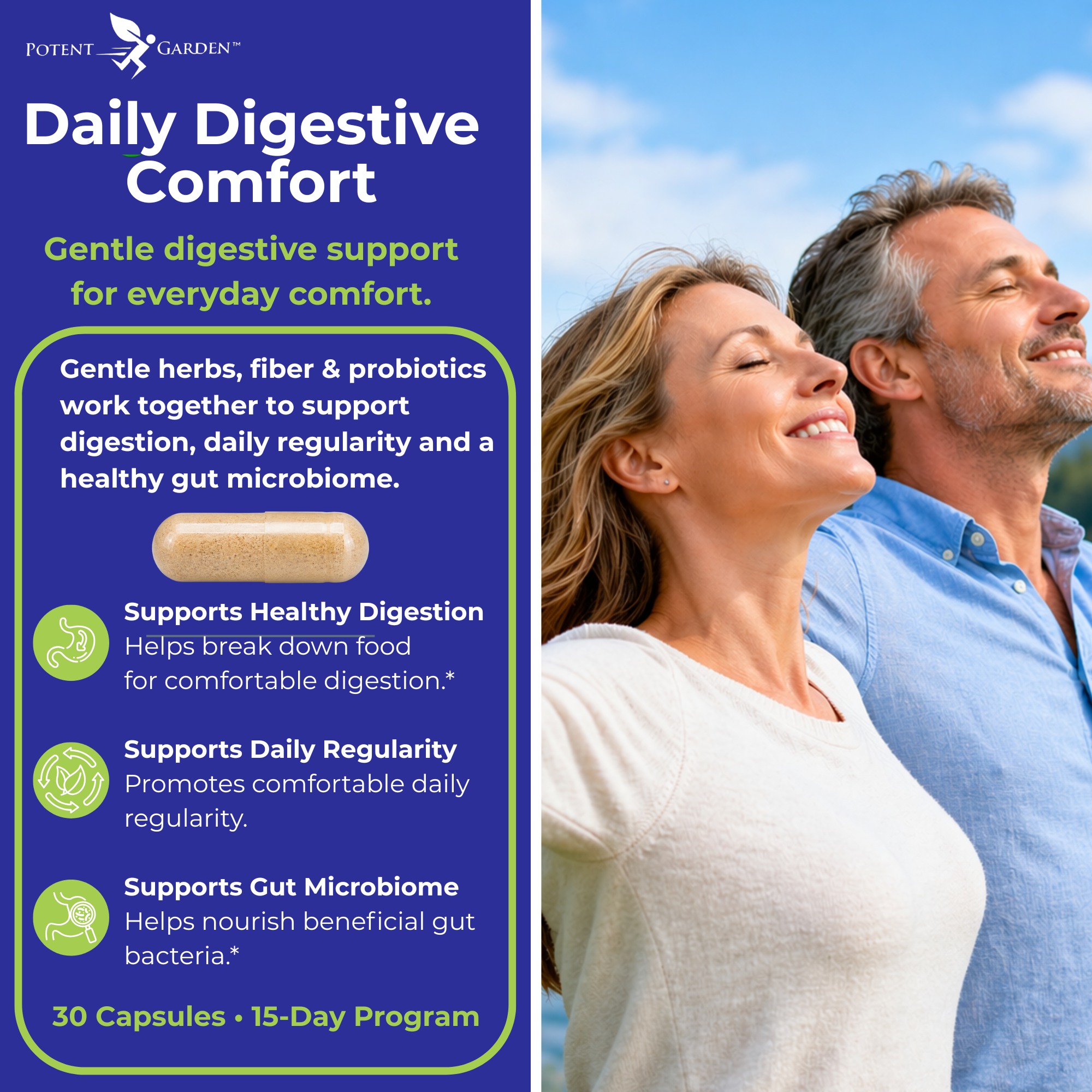 Colon Cleanse Supplement | Potent Garden
