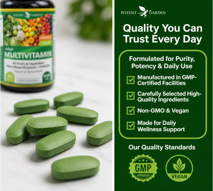 Adult Multivitamin Supplement | Potent Garden