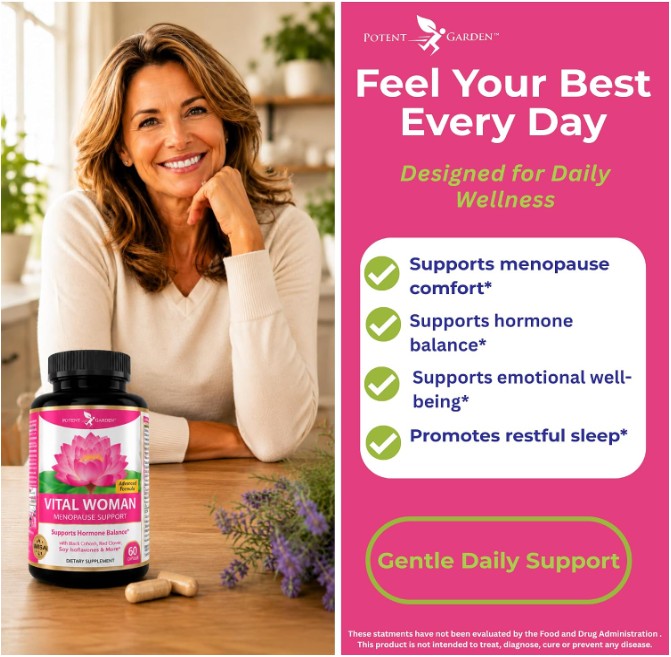 Menopause Support for Women | Potent Garden