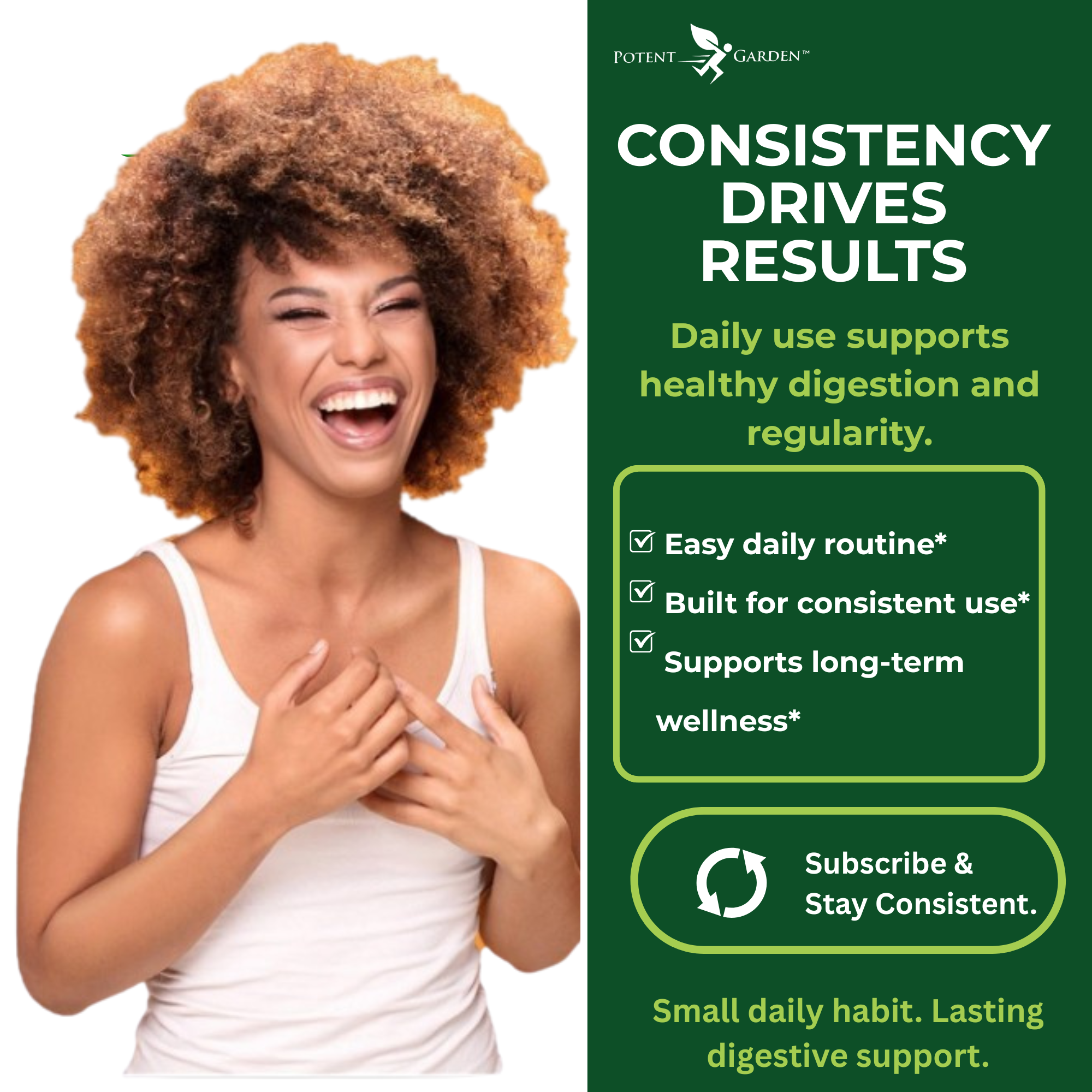 Psyllium Husk Fiber Supplement | Potent Garden