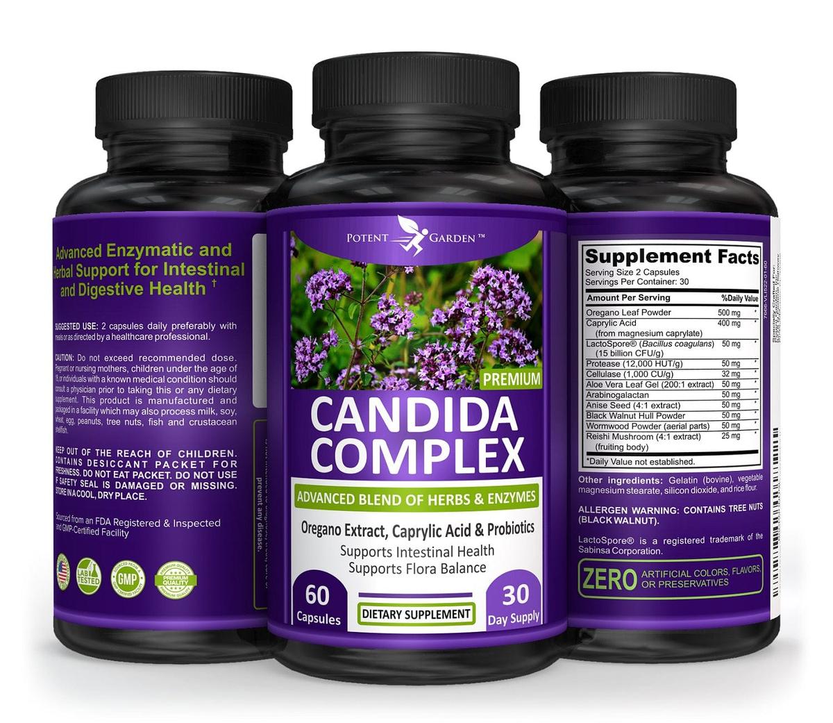 Potent Garden supplement PREMIUM CANDIDA COMPLEX