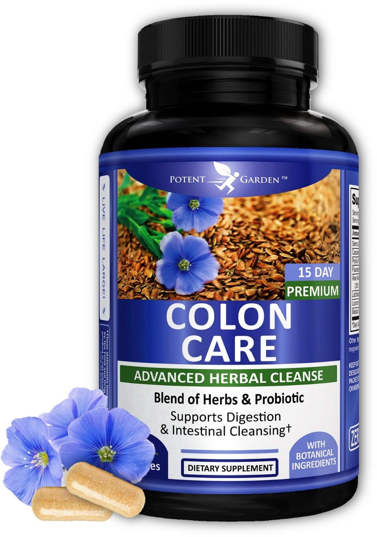 Colon Care Cleanse – Gentle 15 Day Detox Support | Potent Garden
