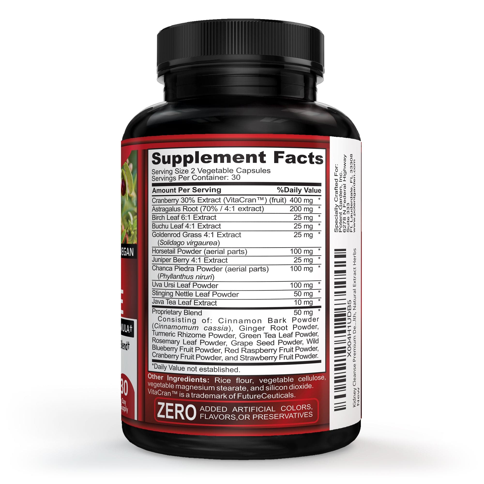 Potent Garden herbal supplement Kidney Cleanse – Herbal Support for Everyday Wellness | Potent Garden