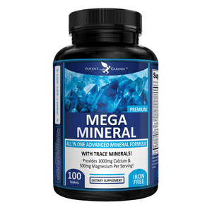 Potent Garden supplement PREMIUM MEGA MINERAL, 100 TABS